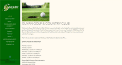 Desktop Screenshot of guyangolfandcountryclub.com