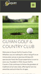 Mobile Screenshot of guyangolfandcountryclub.com